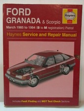 Haynes - Ford Granada & Scorpio B-M Reg - 1985-1994 Service & Repair Manual 639