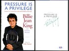 Billie Jean King SIGNED Pressure is a Privilege HC 1st Ed PSA/DNA AUTOGRAPHED