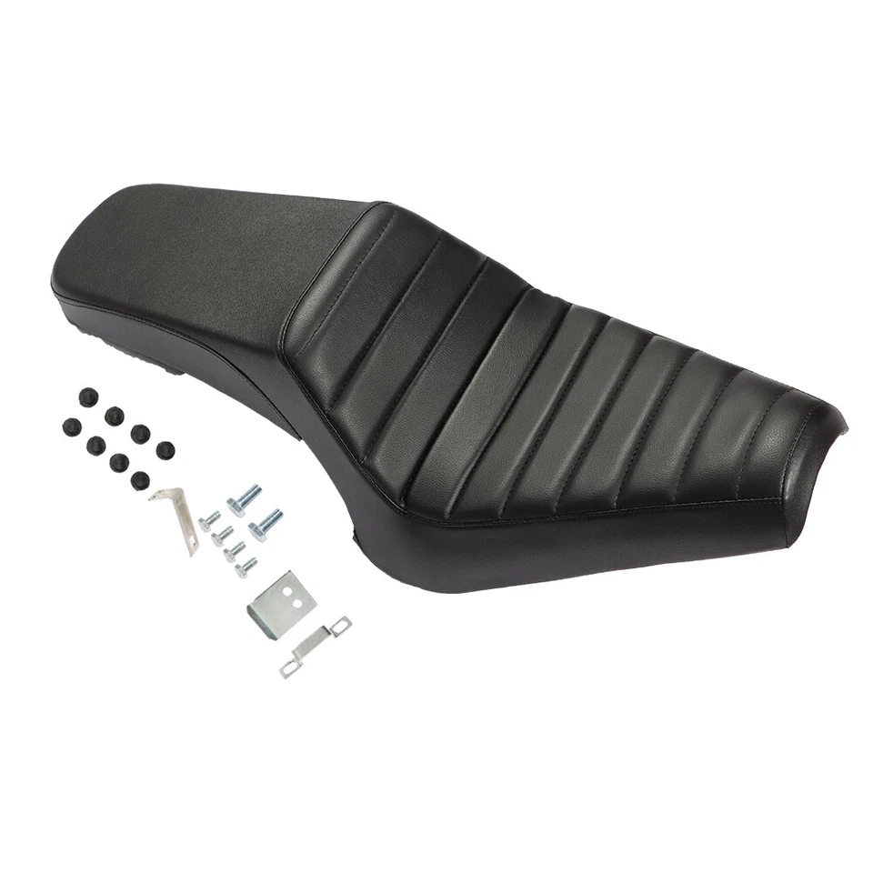Asiento de dos plazas negro para conductor pasajero Yamaha Bolt XVS 950 2013-2019 2020 nuevo Foto 2 de 4