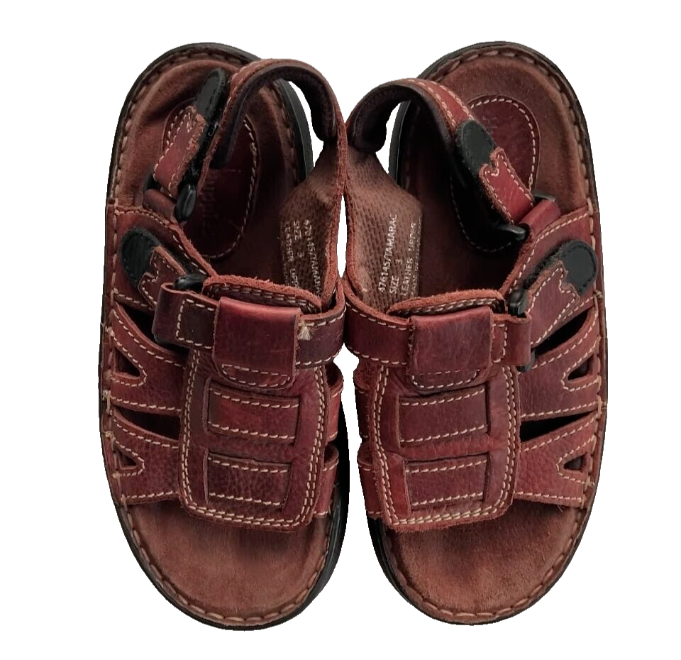 APL Sandali marroni in pelle Hush Puppies taglia 3