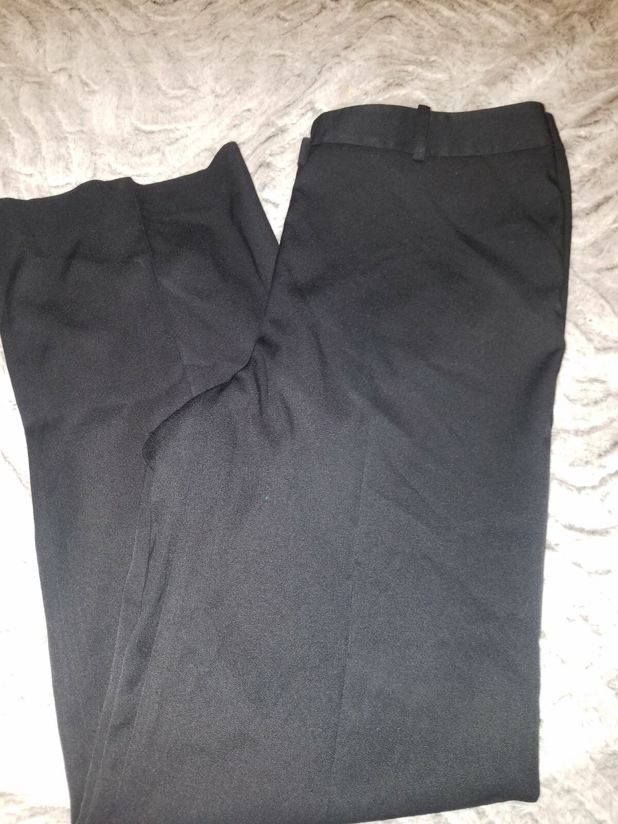 anne klein black dress pants Anne Klein Petite Sabre Stretch Fly Flare-Leg Pants - Anne Black