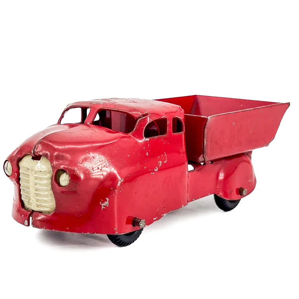 Camión de volteo Wyandotte 6" de colección nariz de bala juguete hombre cueva acero prensado Marx ¡BONITO! Foto 2 de 4