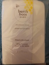 New Burt  s Bees Baby Fitted Crib Sheet Honey Bee Organic Cotton