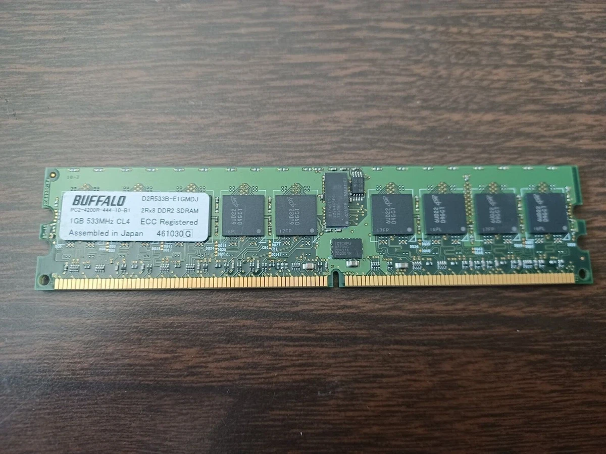 Buffalo DDR2 SDRAM Computer 1 GB Capacity per Module Memory (RAM