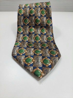 GIANMARCO VENTURI TIE 100% SILK TIE SILK MADE IN ITALY GMV NEW VINTAGE 