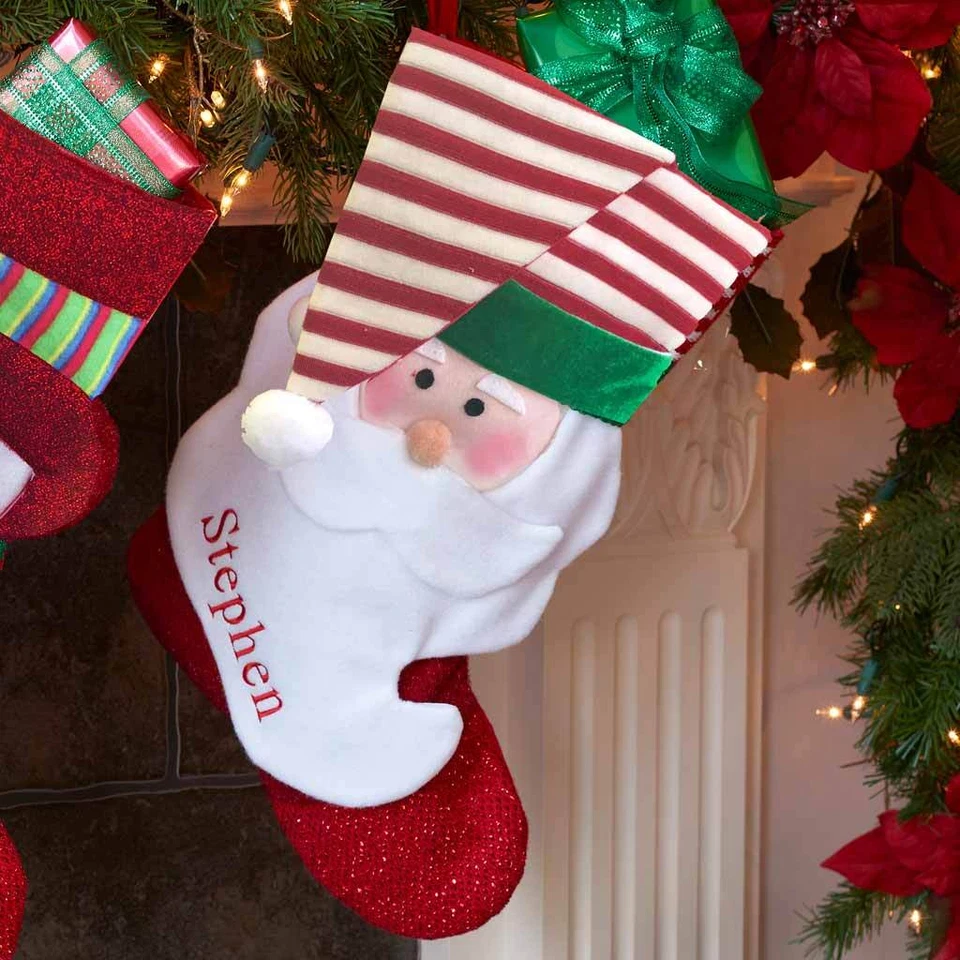 个性化装饰圣诞老人圣诞袜 — 第 3/3 张图片