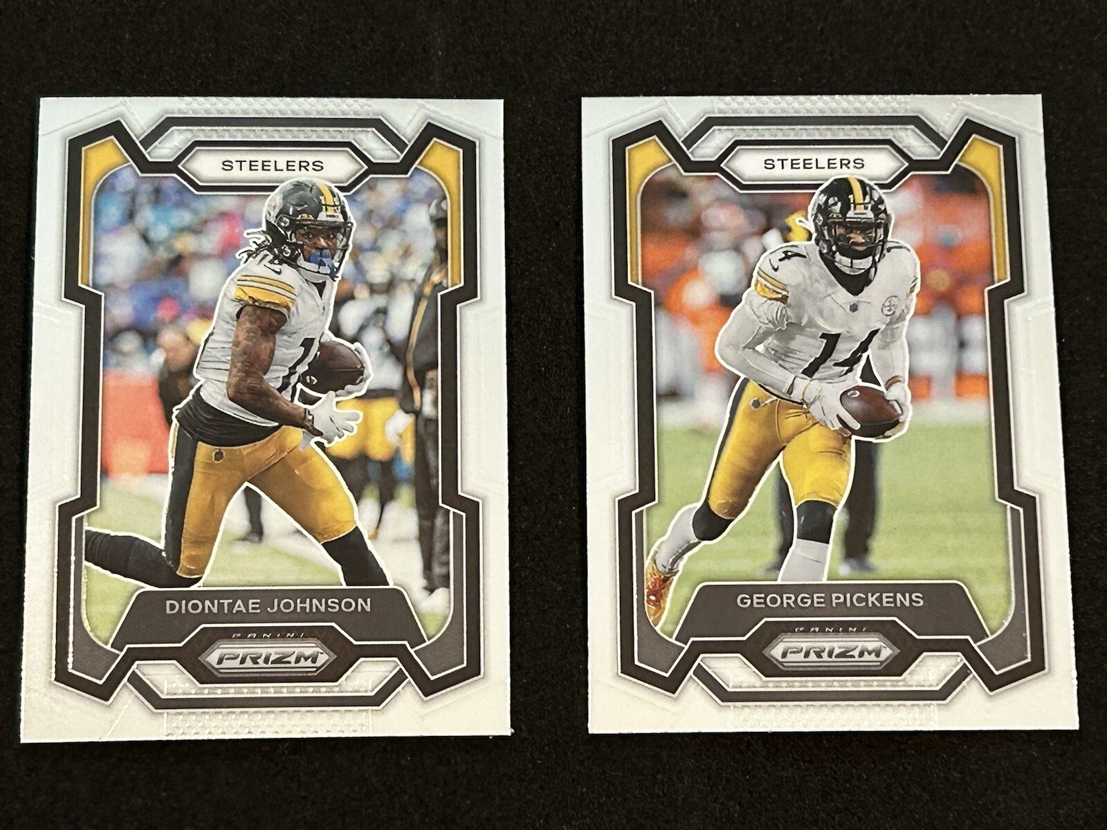 2023 Panini Prizm Base Diontae Johnson & George Pickens Pittsburgh Steeler