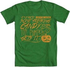 Give Me Some Freaking Candy Or The Pumpkin Gets It Halloween Youth Unisex Shirt