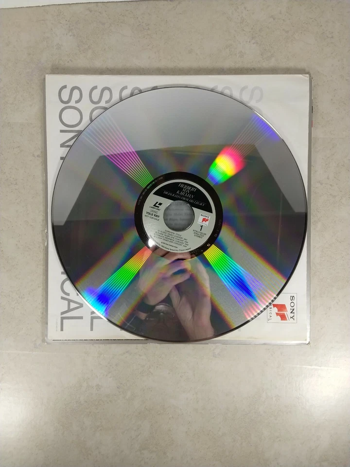 Herbert Von Karajan Highlights From His Legacy LaserDisc Rare Promo Copy 1990 - Image 4 of 4
