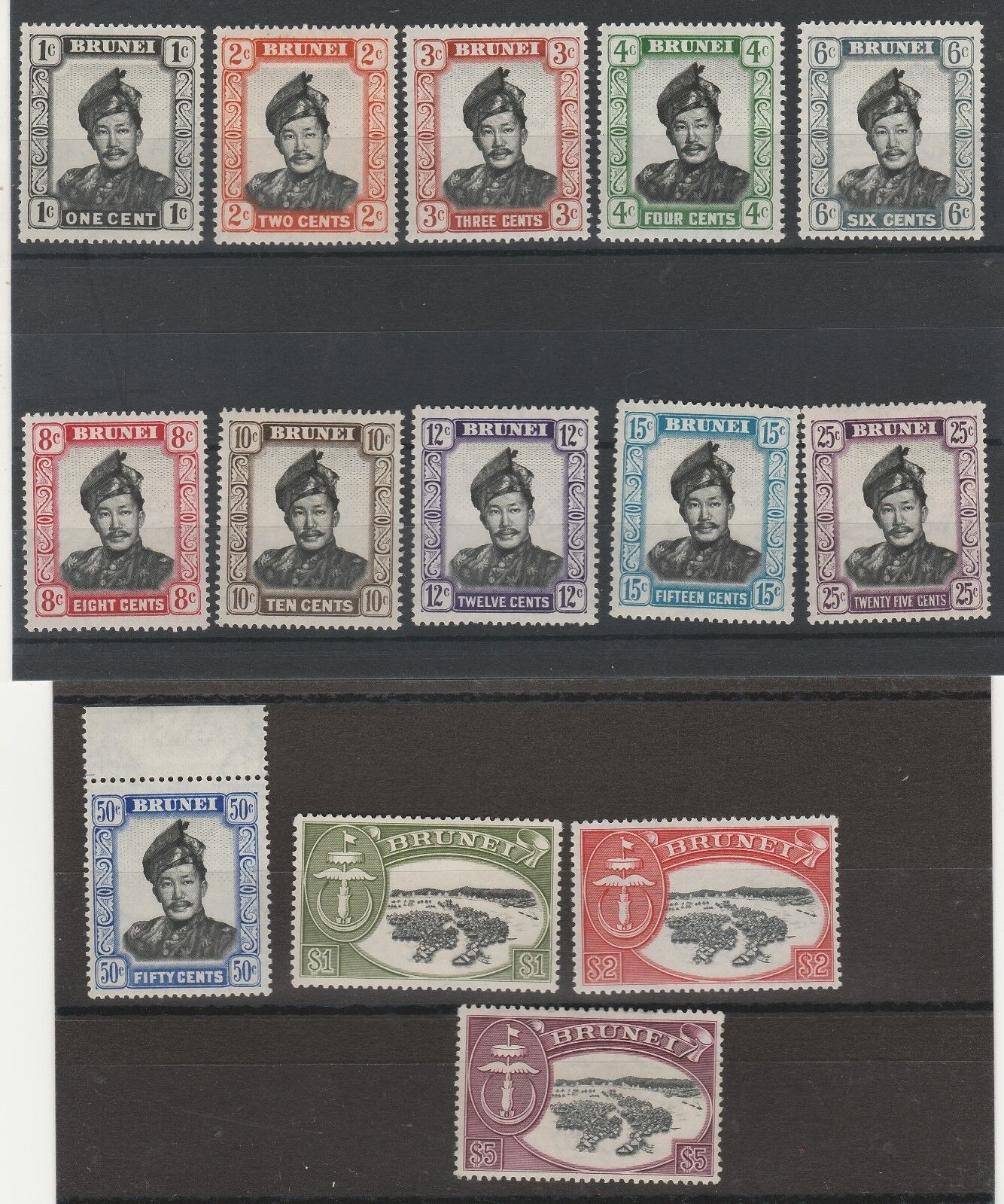 Don't miss the campaign BRUNEI 1952 SULTAN VIEW SET Max 44% OFF