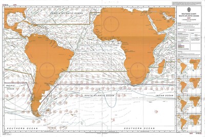 Chart 2182c 1900-Now - Admiralty Map Chart Year 2005 28X42in