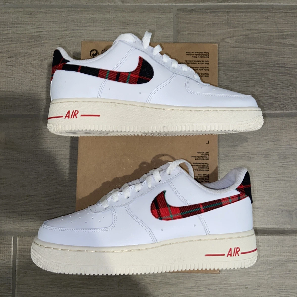 Nike air force 1 top 07 lv8 red white