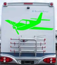 Sportflugzeug 03 Flugzeug Fliegen Aufkleber Sticker Wandtattoo Wohnmobil Auto