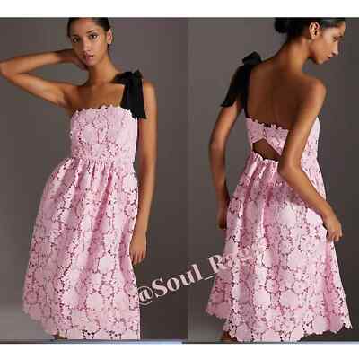 NWT Anthropologie Maeve Lace Mini Dress Graduation Bridal Bow Eyelet Pink 4 | eBay NWT Anthropologie Maeve Lace Mini Dress Graduation Bridal Bow Eyelet Pink 4 | eBay