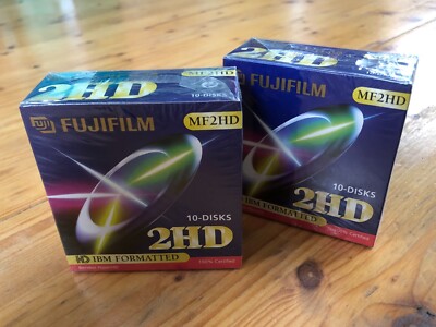20 Disketten  3,5''  FLOPPY  MF2HD  FUJIFILM  IBM  Formatted, neu, eingeschweißt