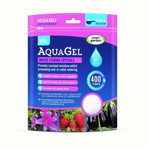 Smart Garden AquaGel Water Retaining Gel Crystals 800g Bag 6060008