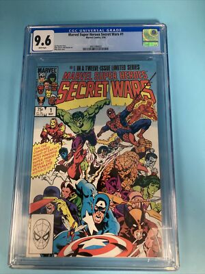 Marvel Super Heroes Secret Wars 1 Comic CGC Graded 9.6 | eBay