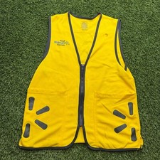 Walmart Vest Adult Small S Yellow Employee Uniform
