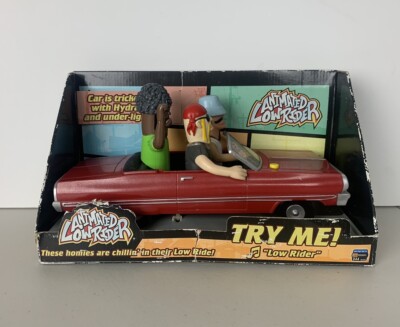 Gemmy Low Rider Bobblehead Homies Lowrider Vintage Car Color Red Rare!