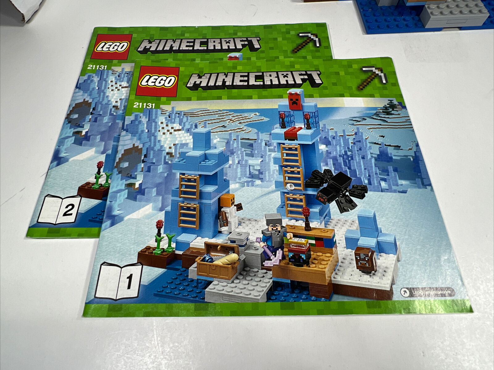 Luske indtryk gyde LEGO Minecraft: The Ice Spikes (21131) 100 Complete With Manuals And Minfig  673419264501 | eBay