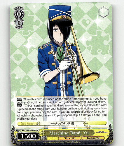 PSA 10 Weiss Schwarz Kaguya-Sama Love is War Marching Band Ai