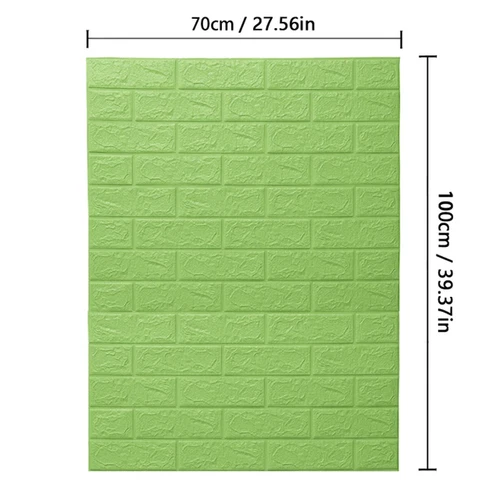 70Cm*10M 3D Brick Pattern Wall Sticker Self-Adhesive Panel Waterproof - Picture 52 of 55