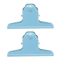 "2Pcs Extra GroßE BüRoklammern, 3.9\" Metall FüR Chip Clips, Himmelblau"