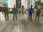 Kenner Star Wars 5 Figure Lot - Lando, Lobot, Akbar, Madine, Rebel Commando