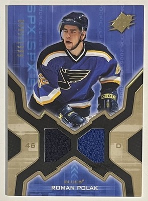 Roman Polak 2006-07 Upper Deck SPx #163 Rookie Jersey RC /1999