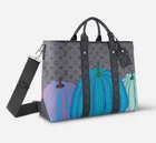 Louis Vuitton YK Weekend Tote Bag M46434 Pumpkin Monogram Eclipse Purse Auth New