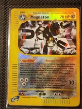 Magneton 22/147 Reverse holo Aquapolis Pokemon English Card