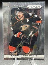 2013-14 Panini Prizm Hockey Teemu Selanne #112 Base Anaheim Ducks