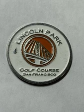Lincoln Park Golf Course 1" Coin Style Golf Marker - San Francisco, California