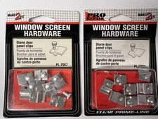 WOW! 16 Storm Door Panel Clips PL-7957 by Prime-Line (2 x 8) & FAST FREE SHIP!