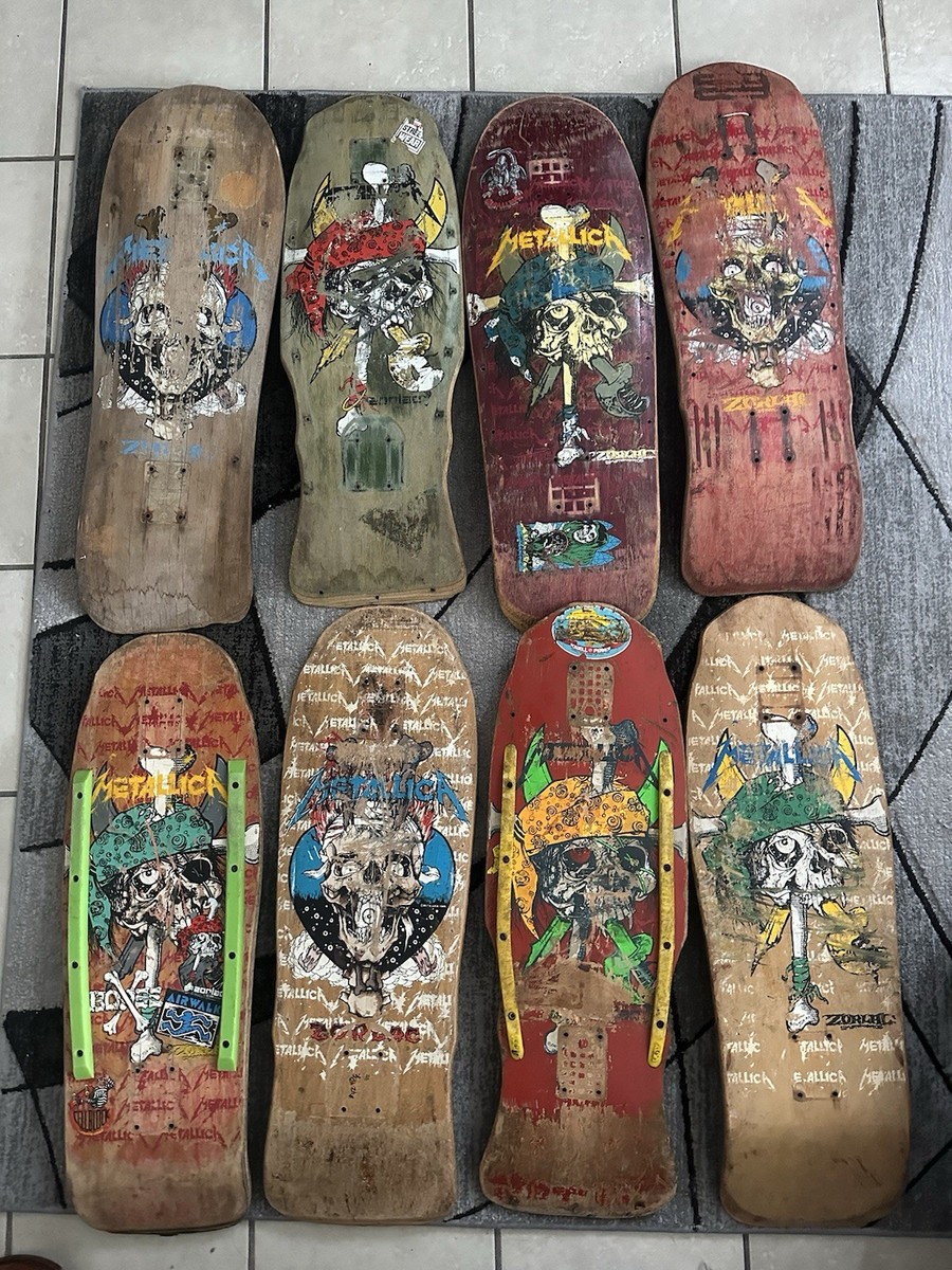 Vintage Zorlac Metallica Pushead Skate Deck Lot Of 8 | eBay