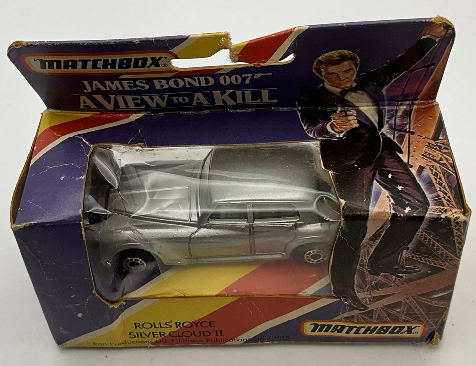 1985 Matchbox James Bond 007 A View To A Kill Rolls Royce Silver Cloud II - Image 2 of 4