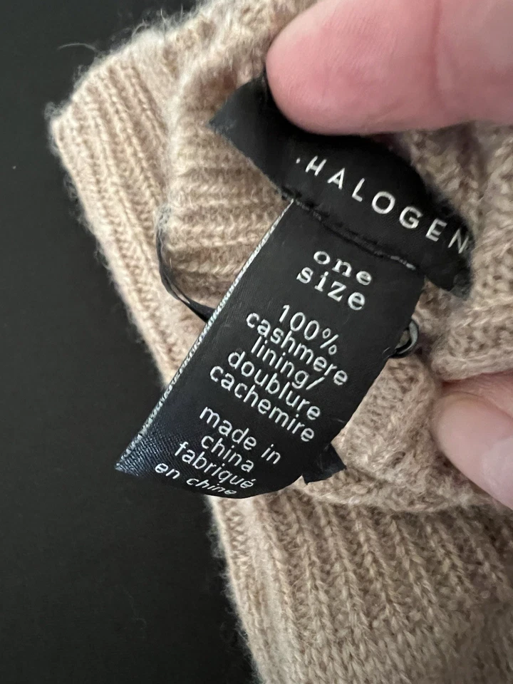 Nuevos guantes de cachemir para mujer talla única Nordstrom halógenos Foto 3 de 4