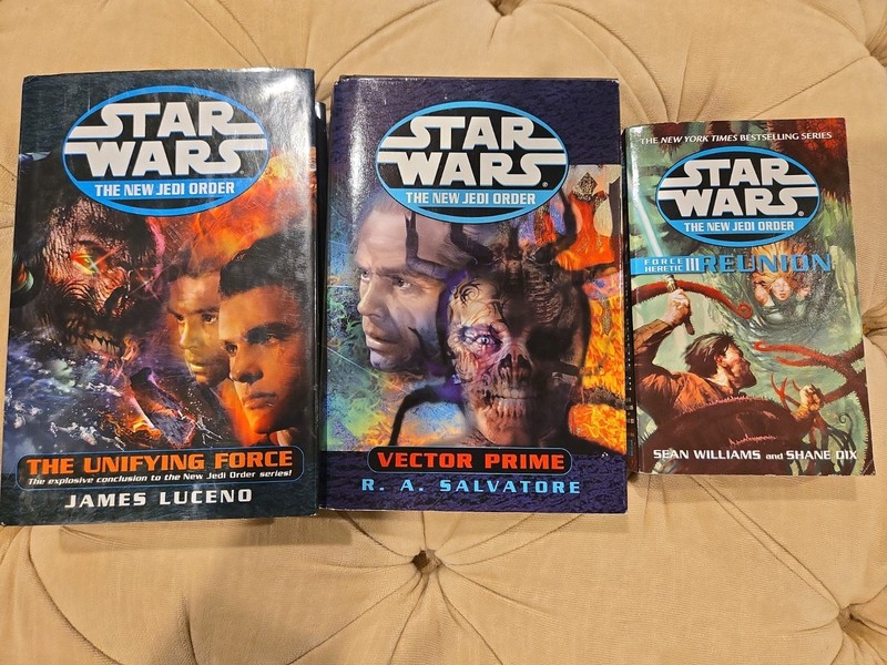 Star Wars The New Jedi Order 3 Books Hardcover Paperback