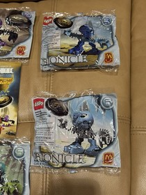 LEGO Bionicle McDonald's Matoran Tohunga All 6 Complete Set New Sealed Mctoran