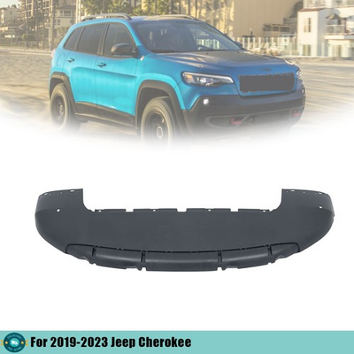 #ad 68287975AB Front Lower Bumper Cover Black Plastic For Jeep Cherokee 2019 2023 $94.83