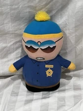 Nanco South Park Police Officer Cartman Plush Doll 2009 10 inch