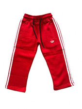 Adidas Red Cropped Track Pant for 6 year old kids