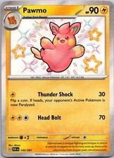 Pawmo Holo Shiny Rare SV: Paldean Fates 143/091 NM on eBay