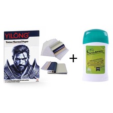 Tattoo Transfer Paper and Gel A4 Carbon Thermal Hectograph Tracing Stencil