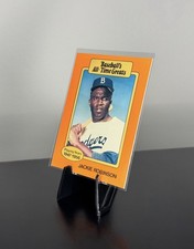 🔵 JACKIE ROBINSON - 1987 Hygrade Baseball's All-Time Greats - Red Back ⚪️