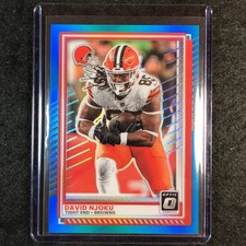 2025 Donruss Optic Football DAVID NJOKU Base Aqua 15/349 #76