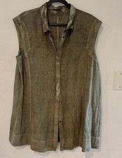 Oska Linen dress Sleeveless size 3