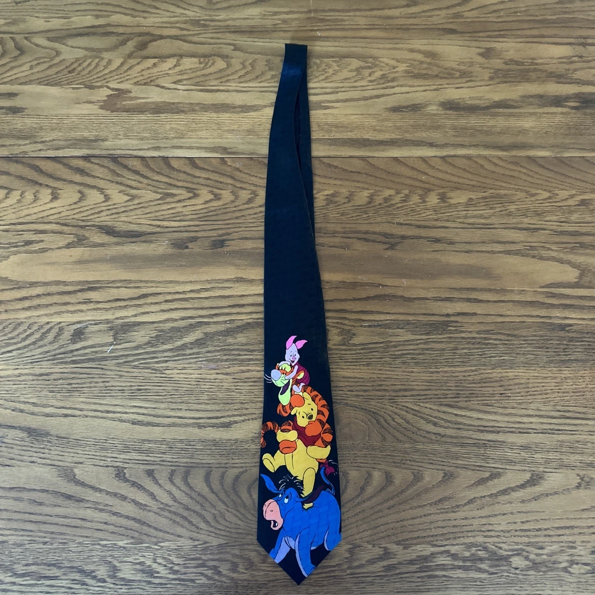 Winnie The Pooh and Friends Necktie 100% Polyester Made In Korea 57 Inches Long
