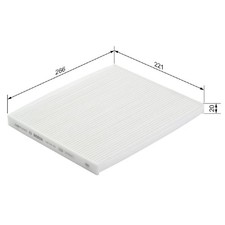 Innenraumfilter Pollenfilter für Alfa Romeo Mito 955 | 23957278