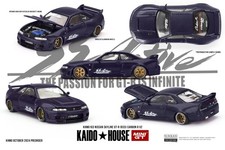 KaidoHouse X Mini GT 1/64 Nissan Skyline GT-R(R33) Active Carbon R V2